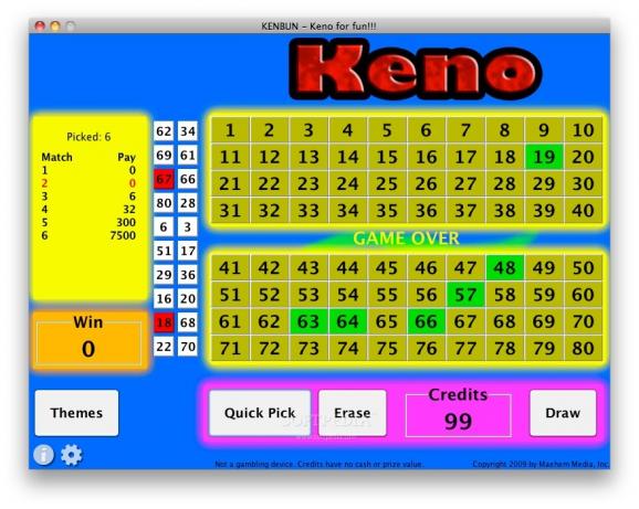 KENBUN Keno screenshot