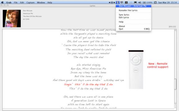 Karaoke Lyrics screenshot
