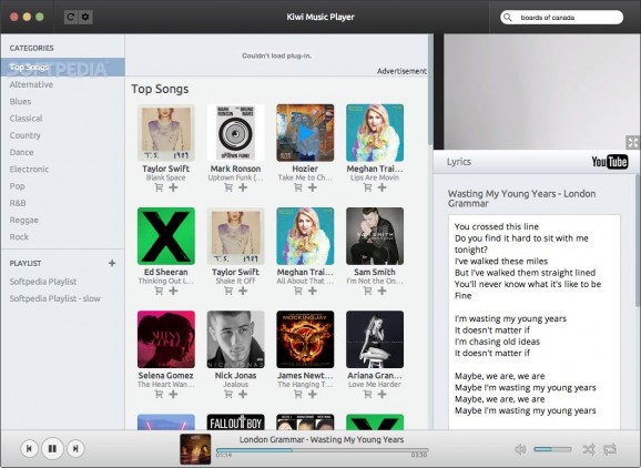 Kiwi Music Player screenshot