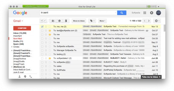 Kiwi for Gmail screenshot