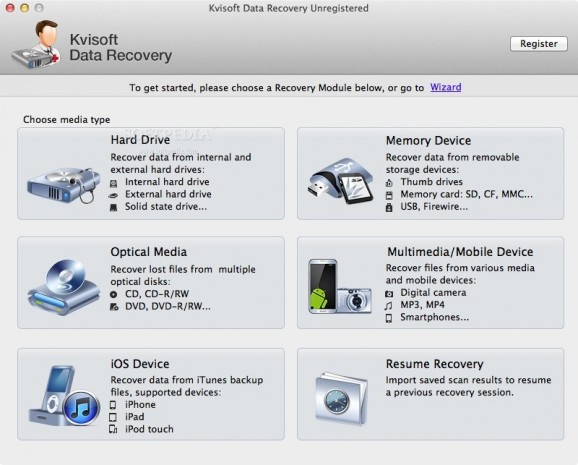 Kvisoft Data Recovery screenshot
