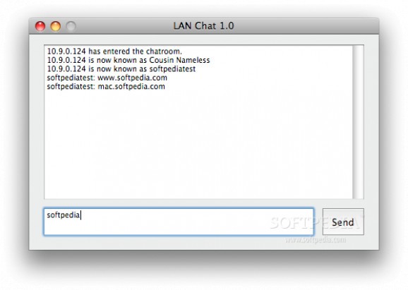 LAN Chat screenshot