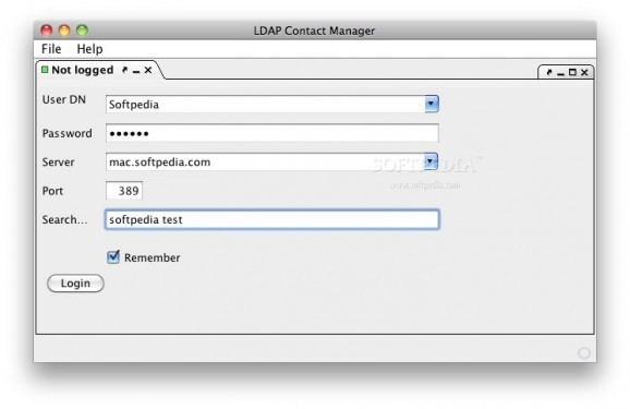 LDAP Address Book screenshot