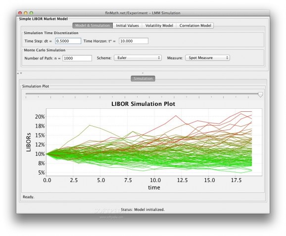LMM Simulation screenshot