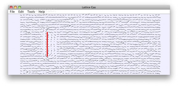 Lattice Gas Simulation screenshot