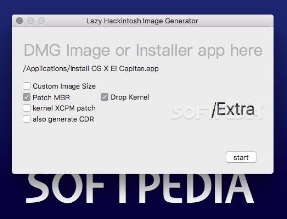 LazyHackintoshGenerator (Lazy Hackintosh Image Generator) screenshot