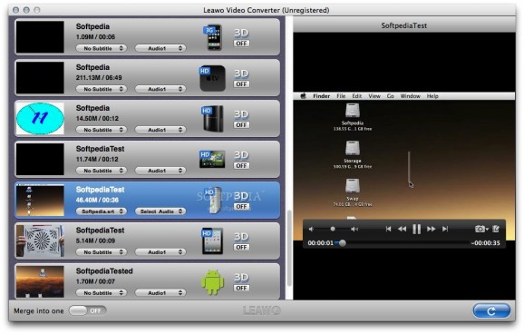 Leawo Video Converter screenshot