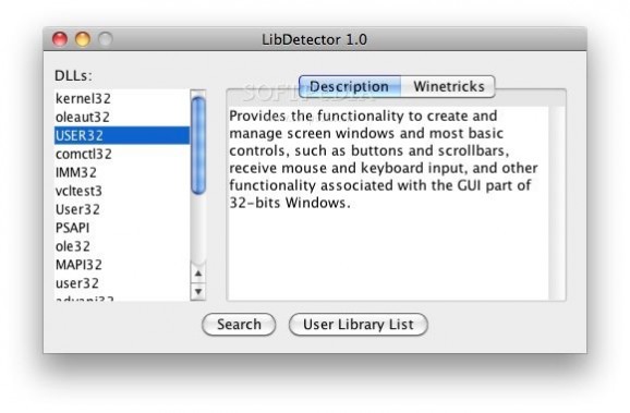 LibDetector screenshot