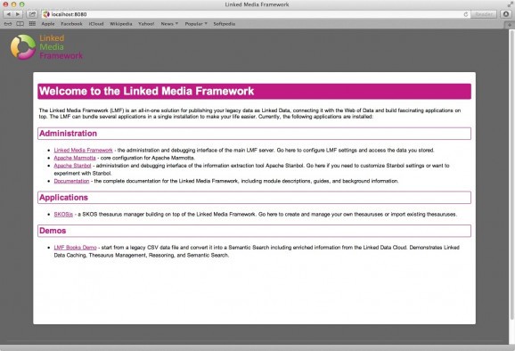 Linked Media Framework screenshot