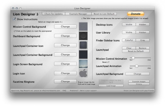 Lion Designer screenshot