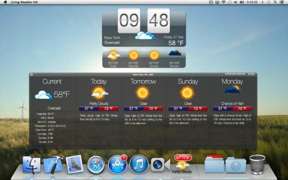Living Weather & Wallpapers HD screenshot