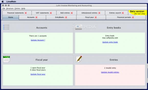 Lutin Invoice Monitoring and Accounting screenshot
