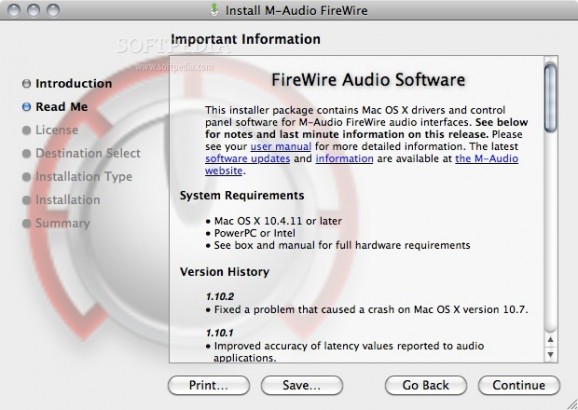 M-Audio Firewire 1814 Driver screenshot