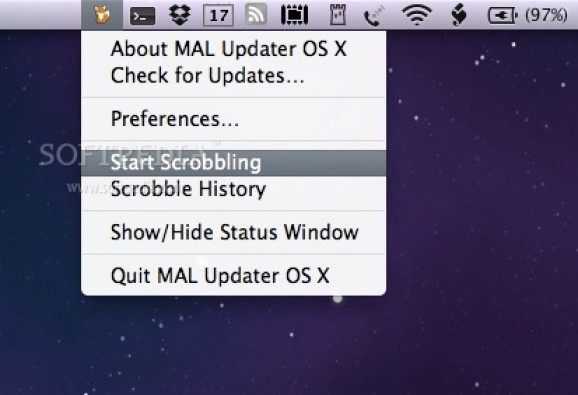 MAL Updater OS X screenshot