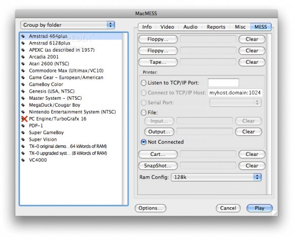 MESS (Multiple Emulator Super System) screenshot