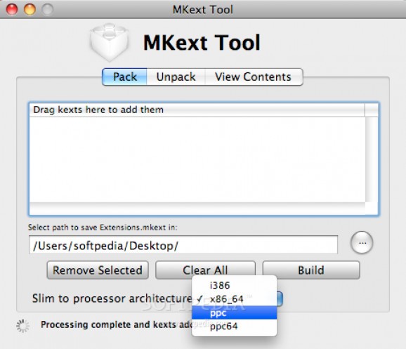 MKext Tool screenshot