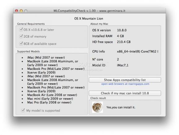 MLCompatibilityCheck screenshot