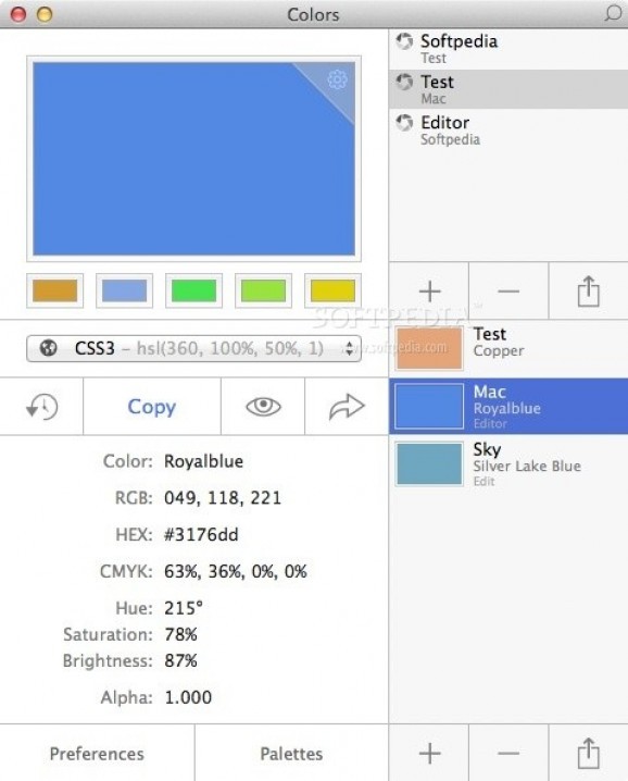 Colors screenshot