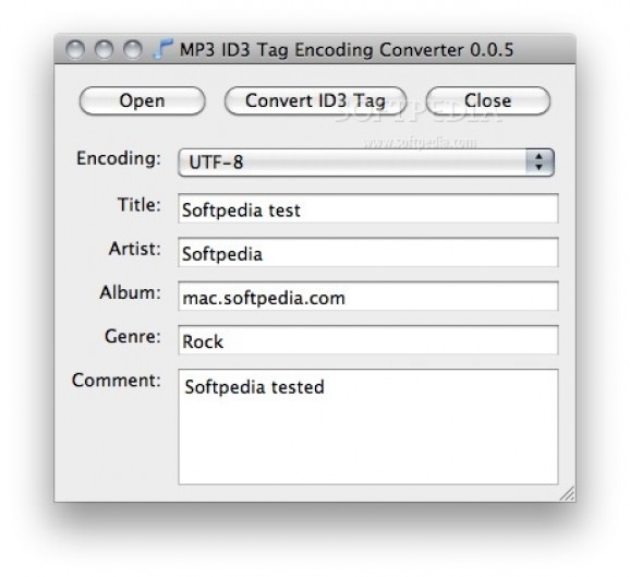 MP3 ID3 Tag Encoding Converter screenshot