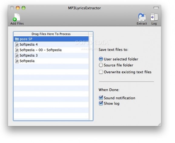 MP3LyricsExtractor screenshot