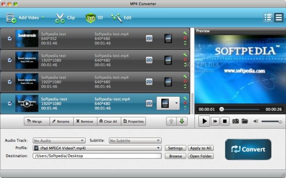 MP4 Video Converter screenshot