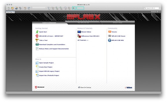 MPLAB X IDE screenshot