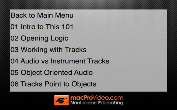 Course For Logic Pro 101 screenshot