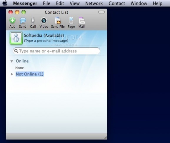Microsoft Messenger screenshot