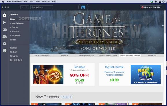 Mac Game Store screenshot