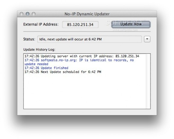 No-IP Dynamic Update Client screenshot
