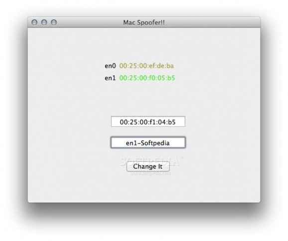 Mac Spoofer!! screenshot