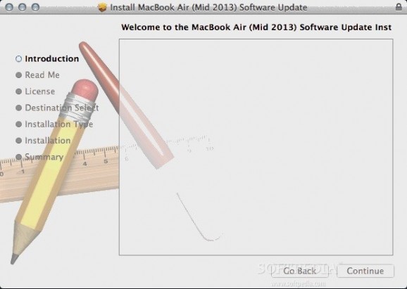 MacBook Air (Mid 2013) Software Update screenshot