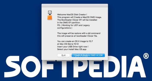MacOS Disk Creator screenshot