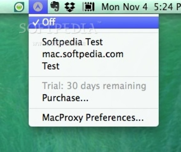 MacProxy screenshot