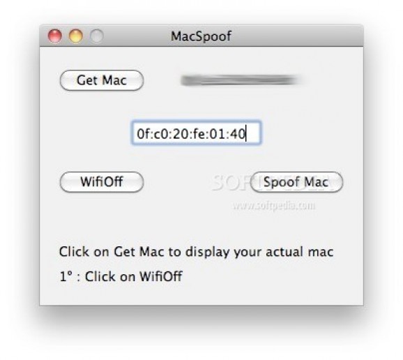 MacSpoof screenshot