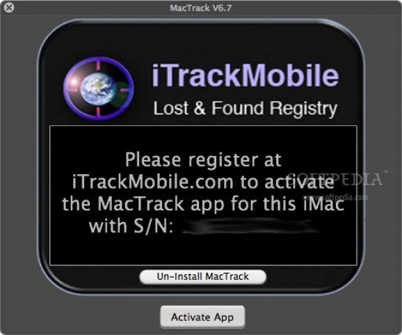 MacTrack screenshot