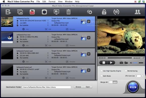 MacX Video Converter Pro screenshot