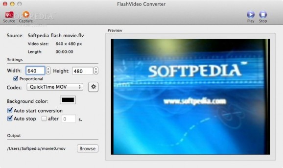 Macvide FlashVideo Converter screenshot
