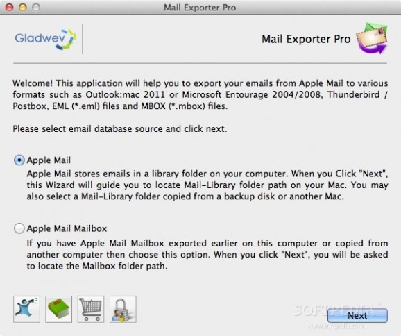 Mail Exporter Pro screenshot