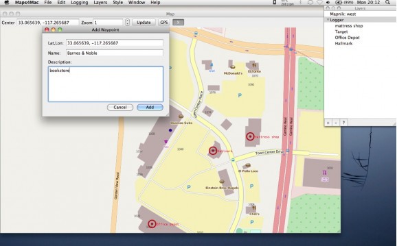 Maps4Mac screenshot