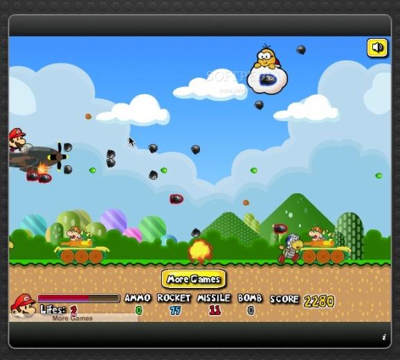 Mario Airship Battle screenshot