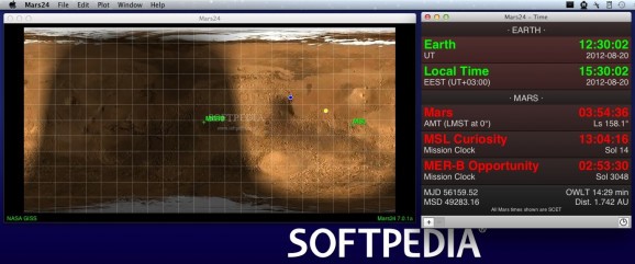 Mars24 screenshot
