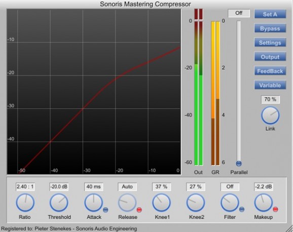 Sonoris Mastering Compressor screenshot