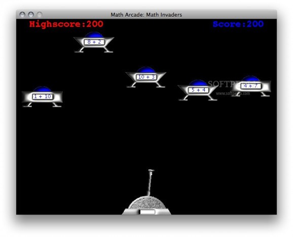 Math Arcade:Math Invaders screenshot