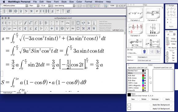 MathMagic Personal Edition screenshot