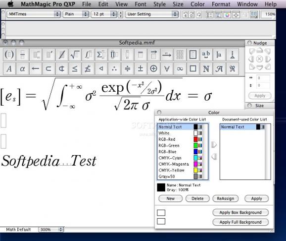 MathMagic Pro for QuarkXPress screenshot