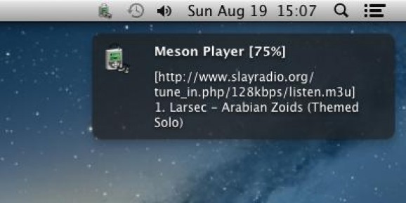 Meson Player screenshot