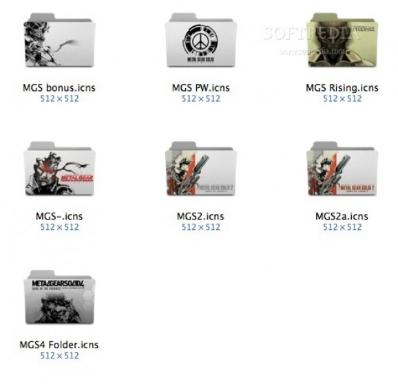 Metal Gear Solid Folders Collection screenshot