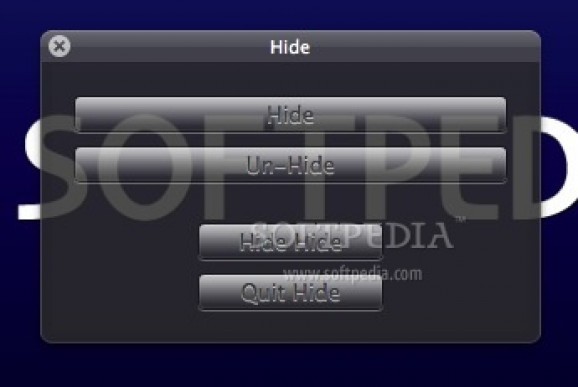 Hide screenshot