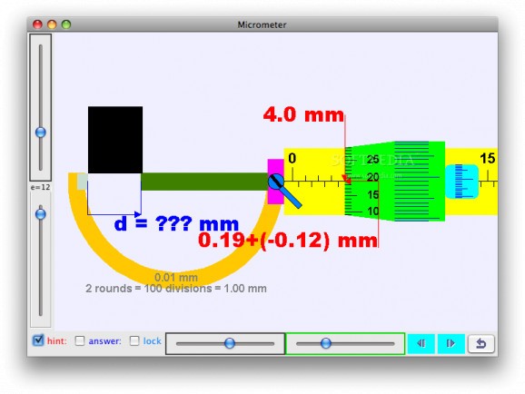 Micrometer screenshot